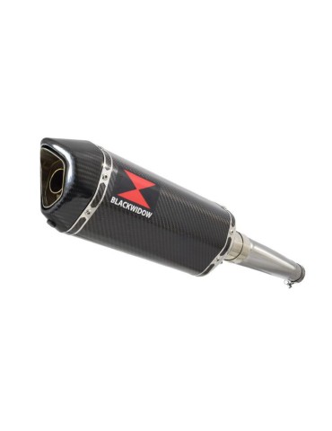 GSXR750 GSXR 750 L1 L2 L3 L4 L5 L6 2011-2016 Tube de raccord et Silencieux Hexagonale En Carbone 300mm