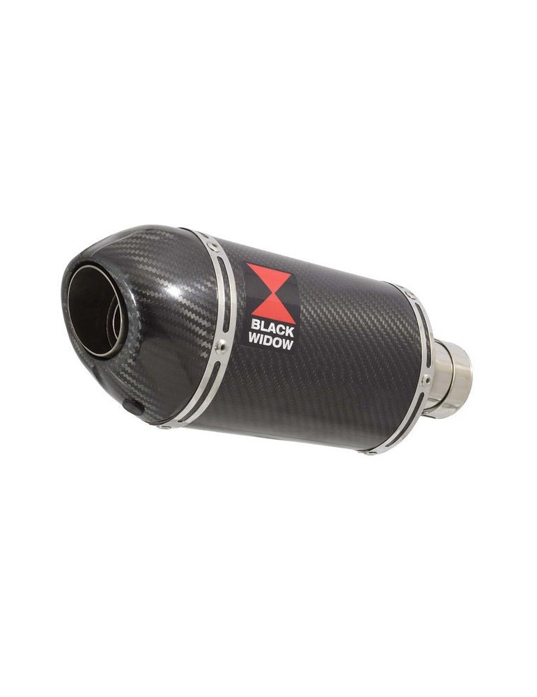 GSXR750 GSXR 750 L1 L2 L3 L4 L5 L6 2011-2016 Tube de raccord et Silencieux Ovale En Carbone 200mm