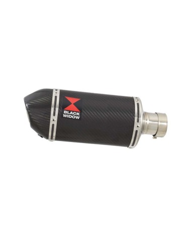 GSXR750 GSXR 750 L1 L2 L3 L4 L5 L6 2011-2016 Tube de raccord et Silencieux Ovale En Carbone 200mm