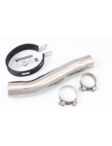 GSXR750 GSXR 750 L1 L2 L3 L4 L5 L6 2011-2016 Tube de raccord et Silencieux Ovale En Carbone 200mm