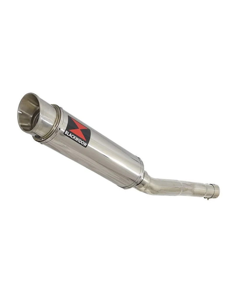 CBR250R MC41 2011-2014 Tube de raccord & Silencieux Rond GP Style En Inox 360mm