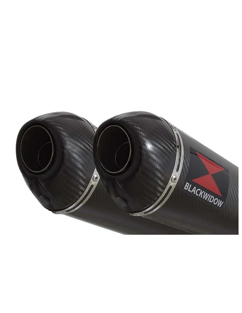 ZZR1200 ZZR 1200 4-2 Silencieux Kit / Silencieux Ovale En Carbone 400mm