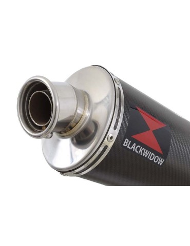 CBR600 CBR 600 91-98 FM-FW tube de raccord et Silencieux Ovale En Carbone 300mm