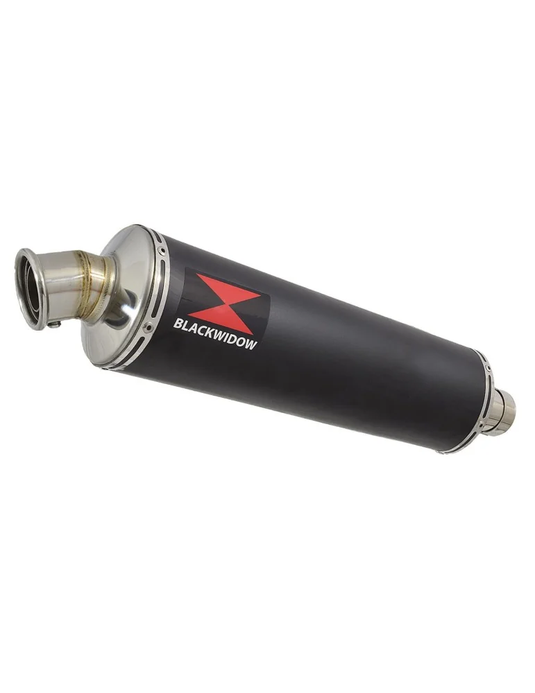 ZZR1200 ZZR 1200 4-1 Ligne complète & Silencieux Rond Noir En Inox 400mm