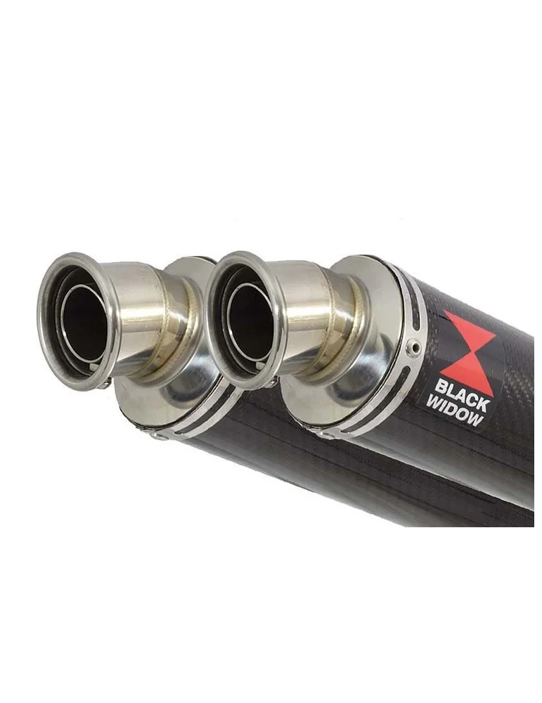 ZZR1200 ZZR 1200 4-2 Silencieux Kit / Silencieux Rond En Carbone 350mm