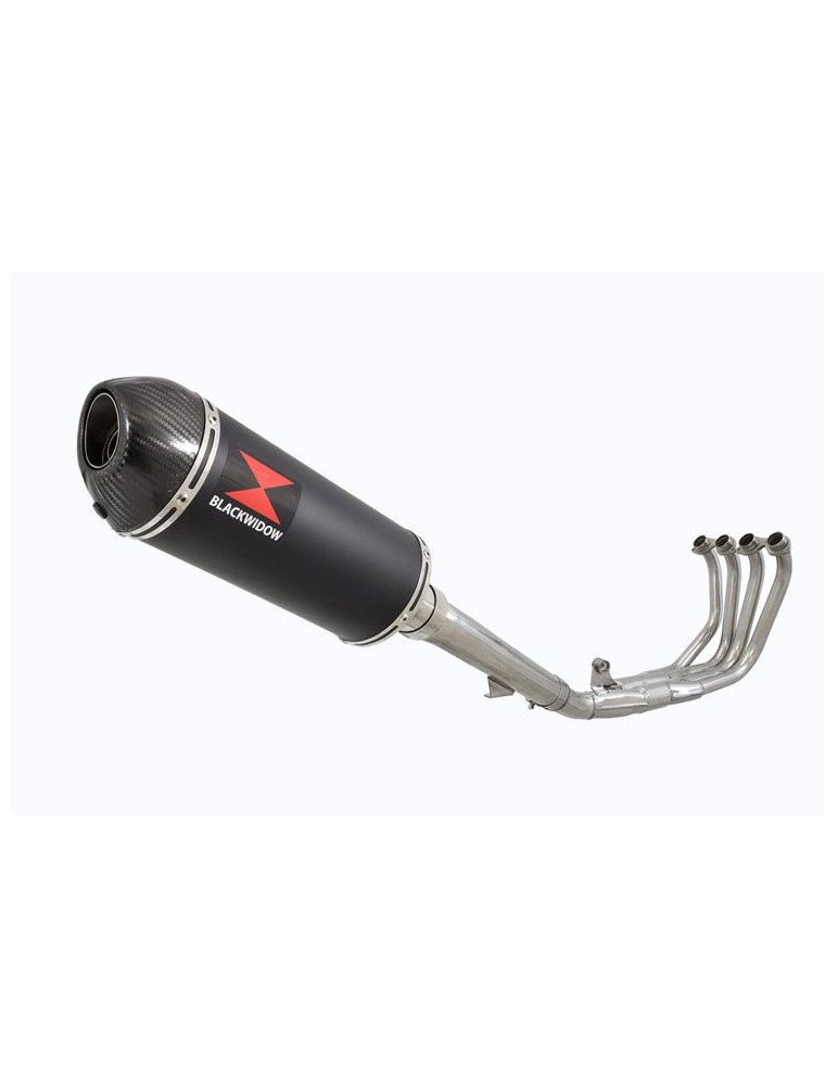 CBR600 CBR 600 91-98 FM-FW Ligne complète & Silencieux Ovale Noir En Inox + Carbone Tip 300mm