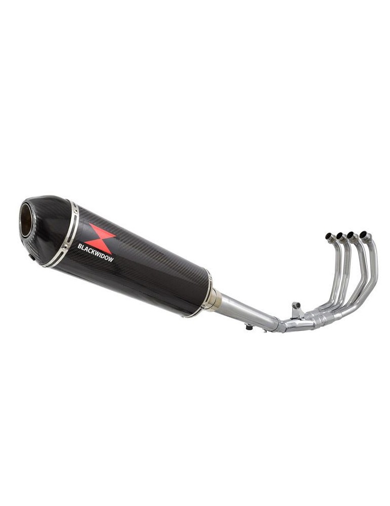 CBR600 CBR 600 FX FY 1999 2000 Ligne complète & Silencieux Ovale En Carbone + Carbone Tip 400mm