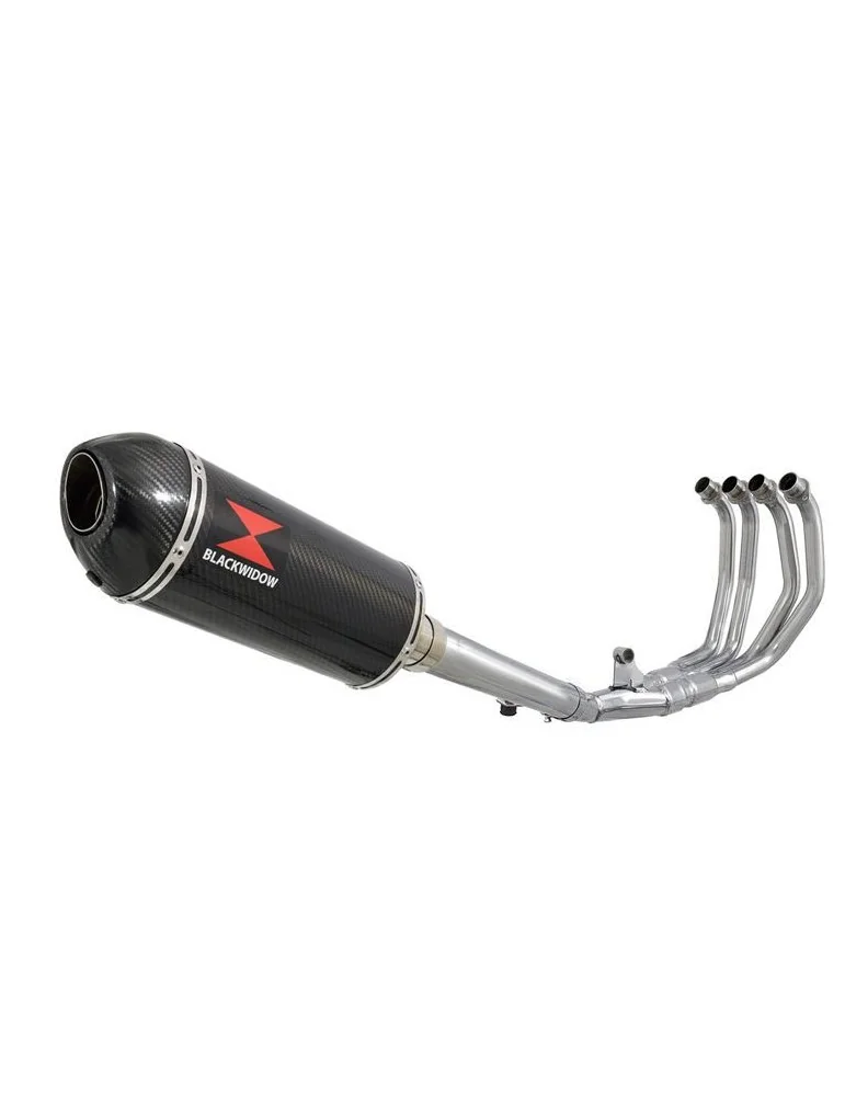CBR600 CBR 600 FX FY 1999 2000 Ligne complète & Silencieux Ovale En Carbone + Carbone Tip 300mm