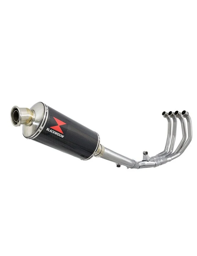 CBR600 CBR 600 FX FY 1999 2000 Ligne complète & Silencieux Ovale En Carbone 300mm