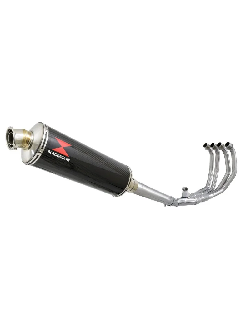 CBR600 CBR 600 FS1 FS2 Sport 2001 2002 Ligne complète & Silencieux Ovale En Carbone 400mm