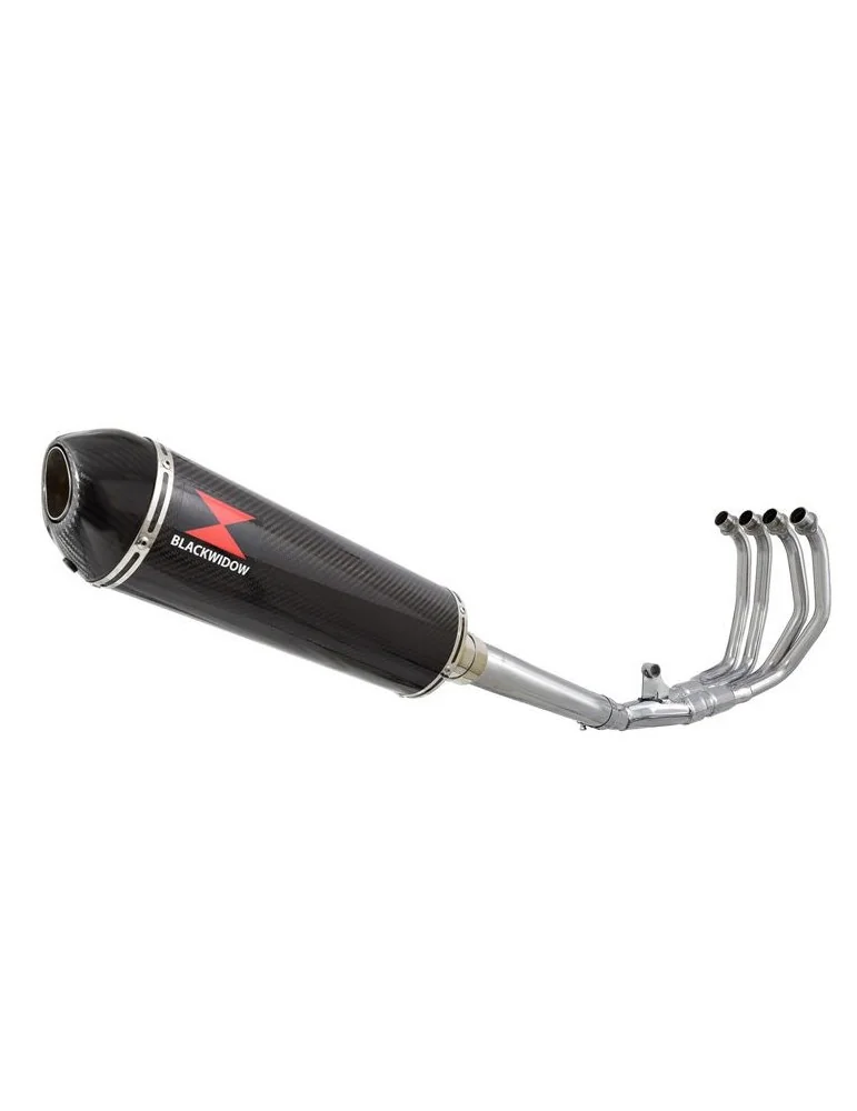 CBR600 CBR 600 FS1 FS2 Sport 2001 2002 Ligne complète & Silencieux Ovale En Carbone + Carbone Tip 400mm