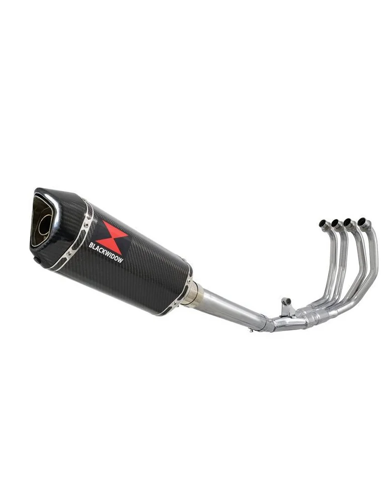 CBR600 CBR 600 FS1 FS2 Sport 2001 2002 Ligne complète & Silencieux Hexagonale En Carbone + Carbone Tip 300mm