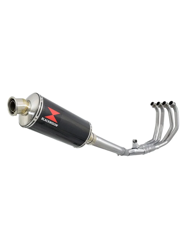 CBR600 CBR 600 FS1 FS2 Sport 2001 2002 Ligne complète & Silencieux Ovale En Carbone 300mm
