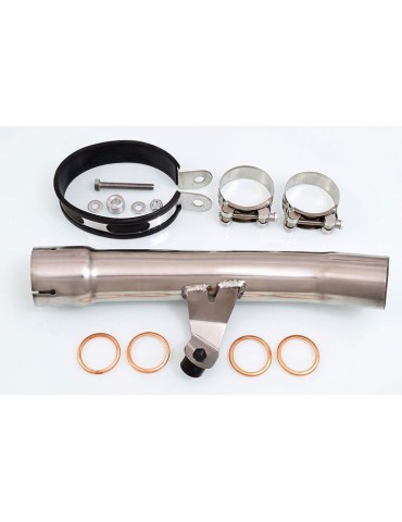 CBR600 CBR 600 F1 F2 F3 F4 F5 F6 F7 2001-2007 Ligne complète & Silencieux Ovale En Inox + Carbone Tip 400mm