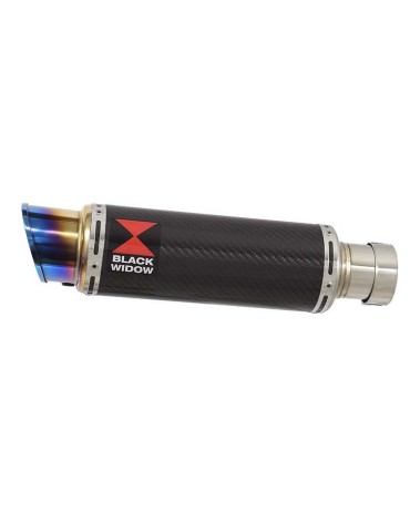 CBR 125 CBR125R 2011 - 2017 Diamètre XI Ligne complète & Silencieux GP Rond En Carbone + Inox Anodisé 230mm