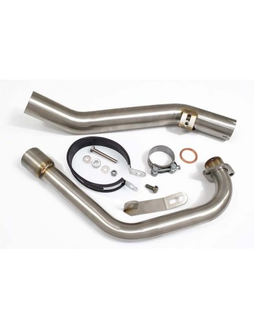 CBR 125 CBR125R 2011 - 2017 Diamètre XI Ligne complète & Silencieux Ovale Noir En Inox + En Carbone Tip 200mm