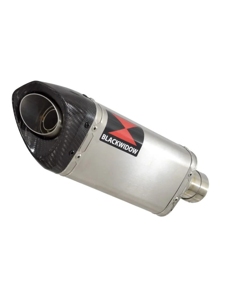 ZZR1200 ZZR 1200 4-1 Ligne complète & Silencieux tri-ovale En Inox + Canule en Carbone 250mm