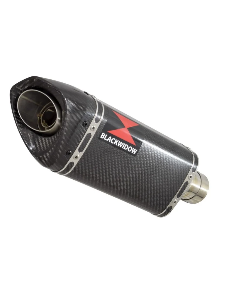 ZZR1200 ZZR 1200 4-1 Ligne complète & Silencieux tri-ovale En Carbone 250mm
