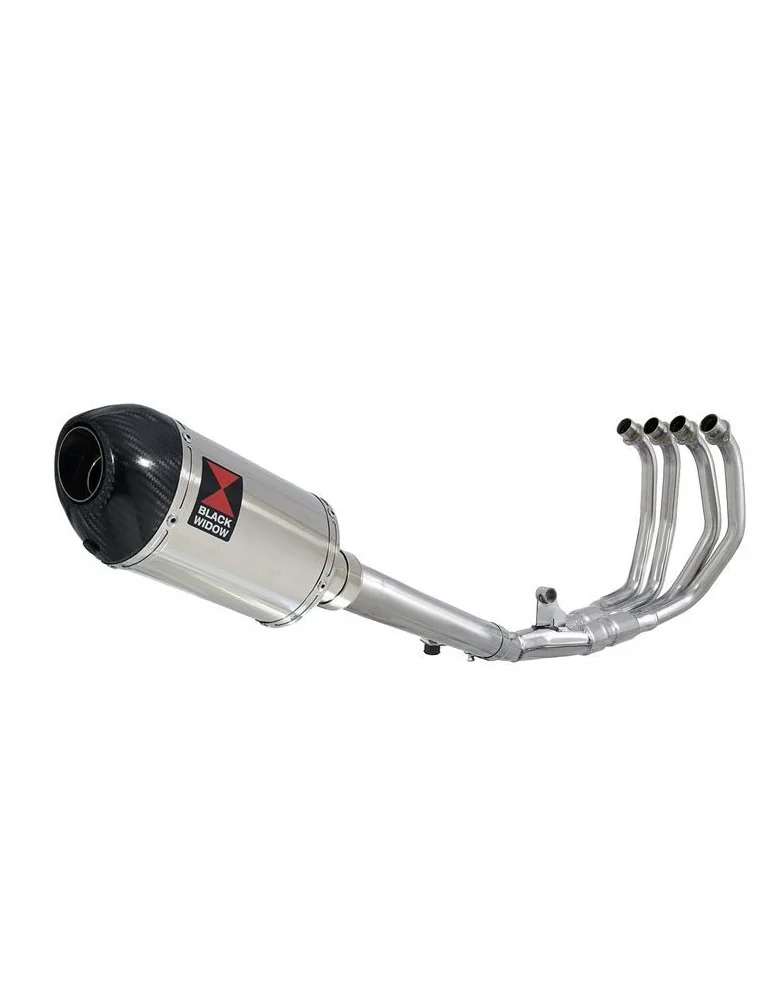 CBR600 CBR 600 FX FY 1999 2000 Ligne complète & Silencieux Ovale Inox + Carbone Tip 200mm