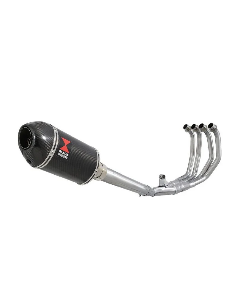 CBR600 CBR 600 FS1 FS2 Sport 2001 2002 Ligne complète & Silencieux Ovale En Carbone + Carbone Tip 200mm