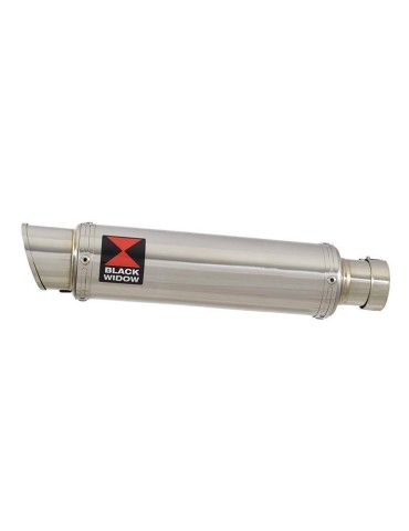 CBR 125 CBR125R 2004 - 2010 Diamètre XI Ligne complète & Silencieux Rond Noir En Inox 400mm