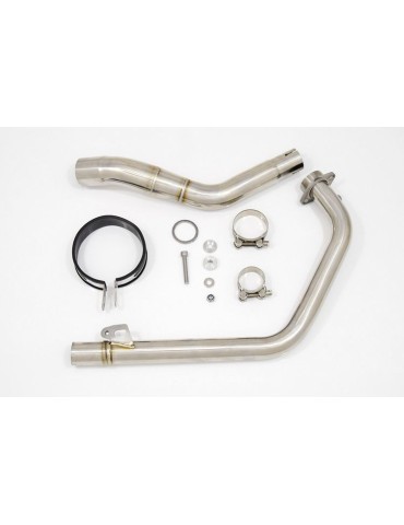 CBR250R MC41 2011-2014 Decata Ligne complète + Silencieux Rond GP Style Noir En Inox 360mm