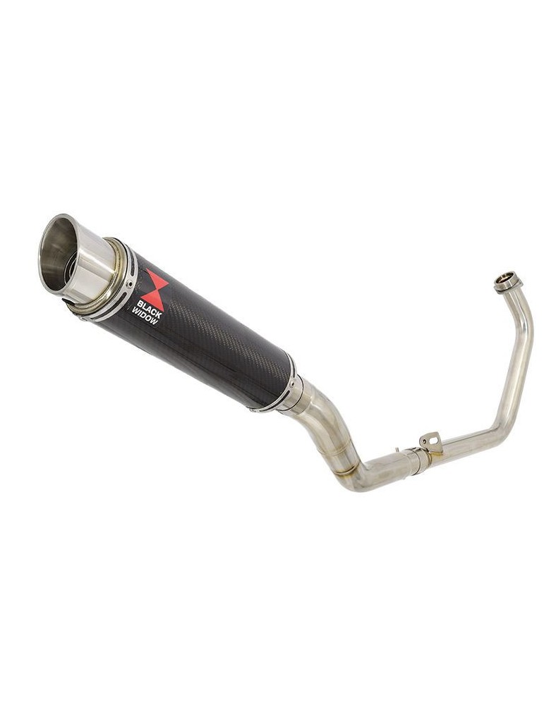 CBR250R MC41 2011-2014 Decata Ligne complète + Silencieux GP Rond En Carbone 350mm