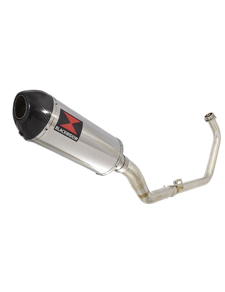 CBR250R MC41 2011-2014 Decata Ligne complète + Silencieux Ovale En Inox + Carbone Tip 300mm
