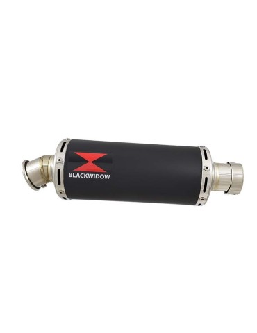 CBR250R MC41 2011-2014 Decata Ligne complète + Silencieux Rond Noir En Inox 300mm