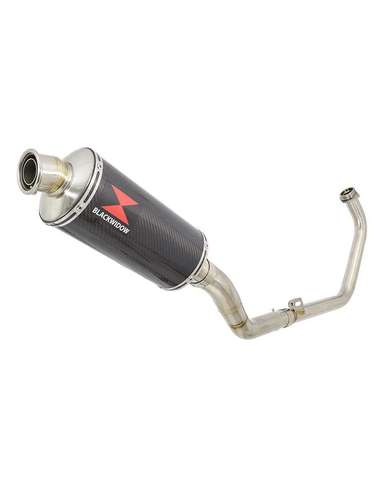 CBR250R MC41 2011-2014 Decata Ligne complète + Silencieux Ovale En Carbone 300mm
