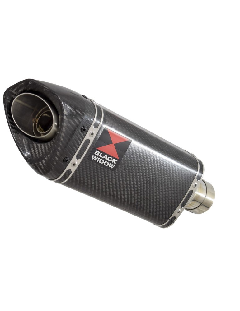 CBR250R MC41 2011-2014 Decata Ligne complète + Silencieux Tri Ovale En Carbone + Carbone Tip 250mm
