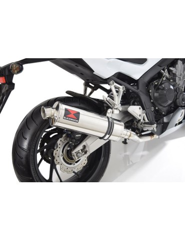 CB 650 F CB650F 2014-2017 Décatalyseur Ligne complètes & Ovale Silencieux En Inox 400mm