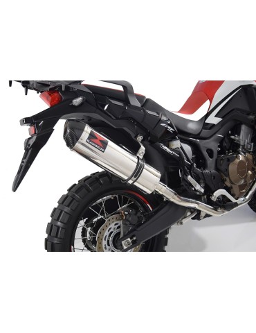 CRF1000 Africa Par paire Decata Ligne complète + Silencieux Ovale Inox / Carbone Tip 400mm 2015 - 201x
