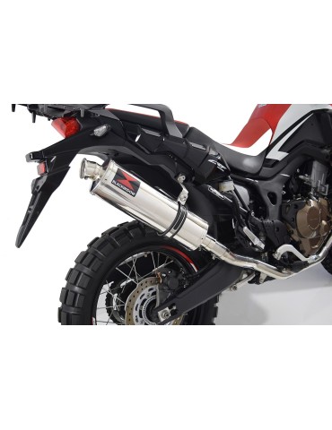 CRF1000 Africa Par paire Decata Ligne complète + Silencieux Ovale Inox 400mm 2015 - 201x