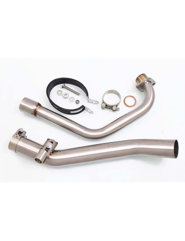 CBR 125 CBR125R 2004 - 2010 Diamètre XI Ligne complète & Silencieux Rond Noir En Inox 400mm