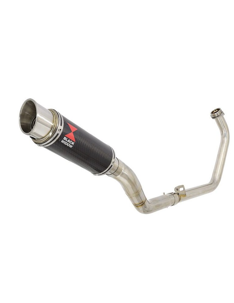 CBR250R MC41 2011-2014 Decata Ligne complète + Silencieux GP Rond En Carbone + Canule en Titane 230mm