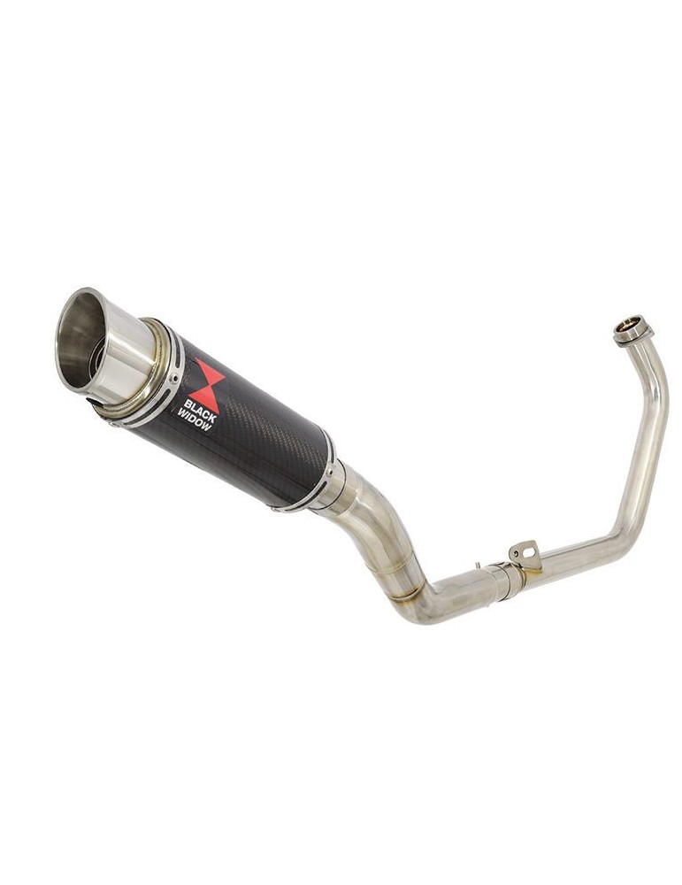 CBR250R MC41 2011-2014 Decata Ligne complète + Silencieux GP Rond En Carbone 230mm
