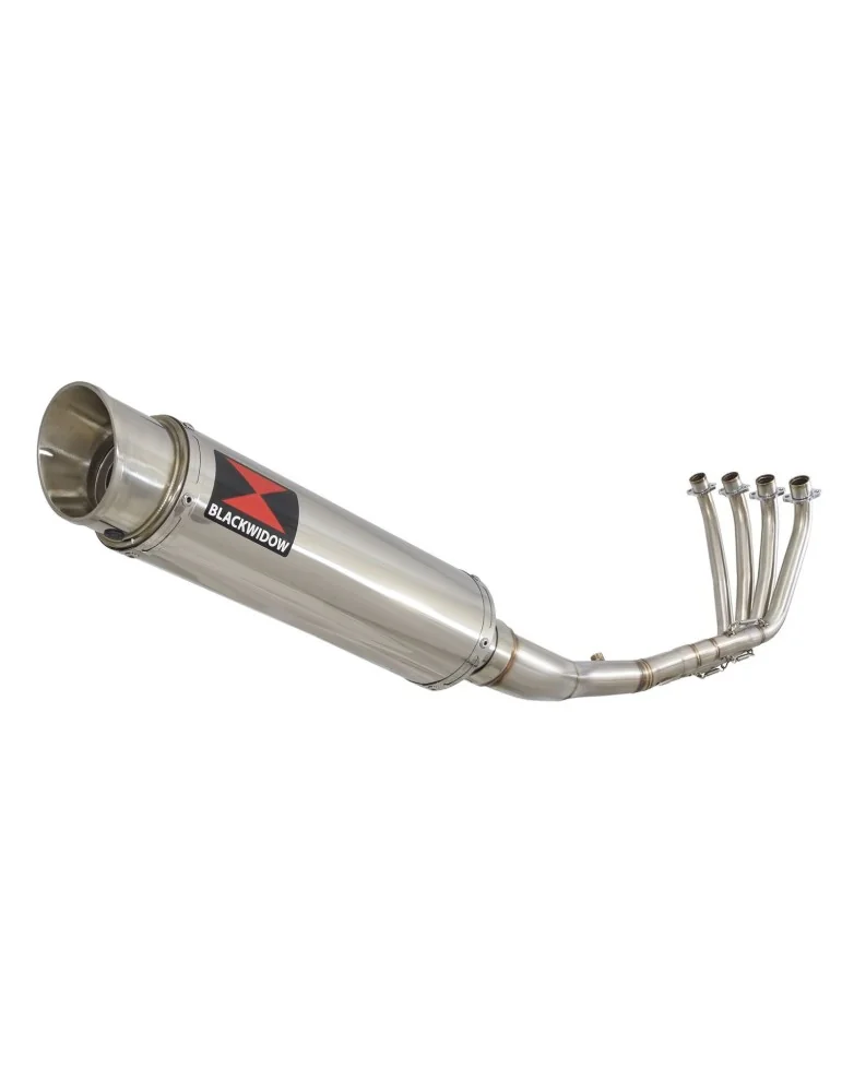 CBR 650 F CBR650F 2014-2017 Décatalyseur Ligne complète & Silencieux Rond GP Style En Inox 360mm