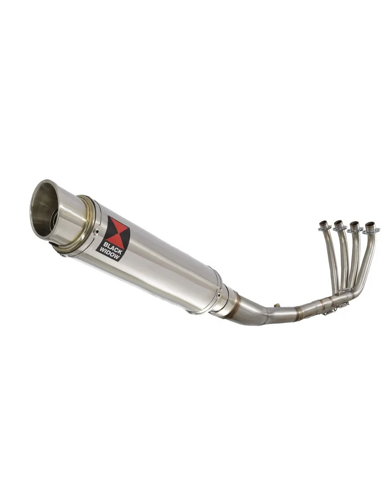 CBR 650 F CBR650F 2014-2017 Décatalyseur Ligne complète & Silencieux Rond GP Style En Inox 350mm