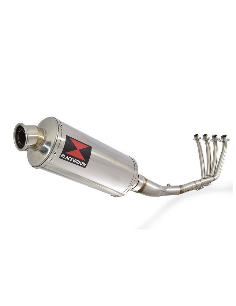 CBR 650 F CBR650F 2014-2017 Décatalyseur Ligne complète & Silencieux Ovale En Inox 300mm