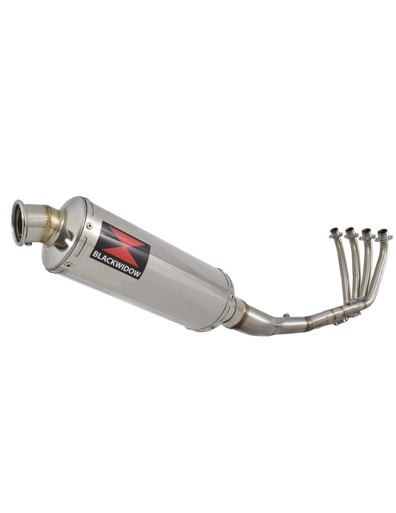 CBR 650 F CBR650F 2014-2017 Décatalyseur Ligne complète & Silencieux Rond En Inox 300mm