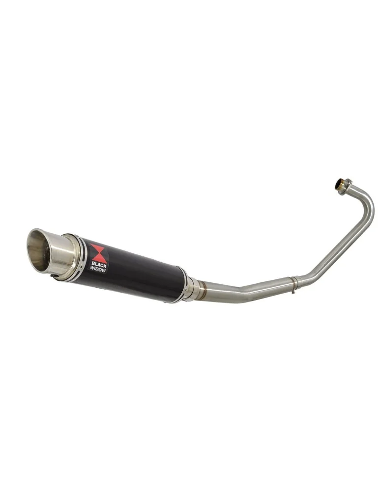 CBF125 2008-2017 Ligne complète & Silencieux GP Rond Noir En Inox 350mm