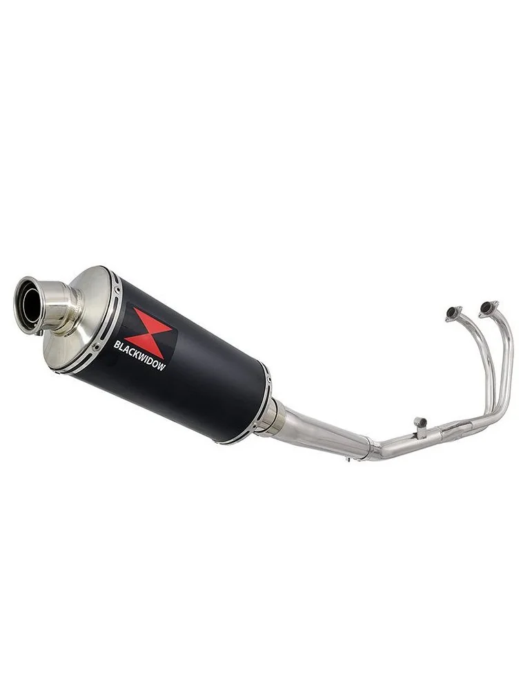 CBF500 CBF 500 2004-2007 Ligne complètes & Ovale Noir Silencieux En Inox 300mm