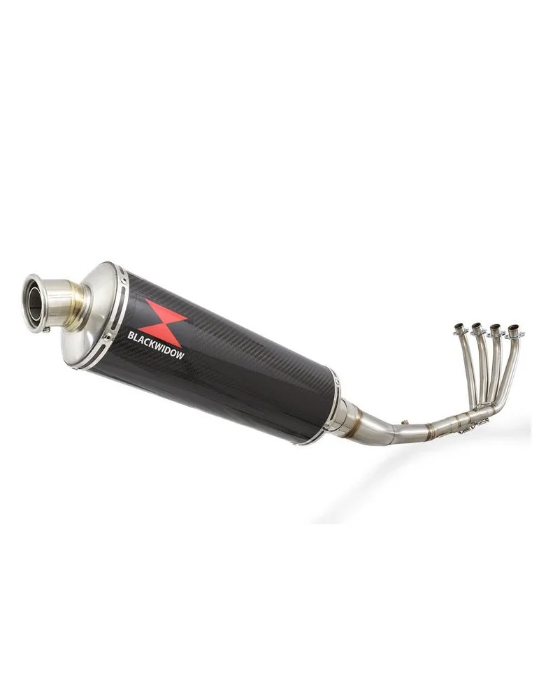 CB 650 F CB650F 2014-2017 Décatalyseur Ligne complètes & Ovale En Carbone Silencieux 400mm
