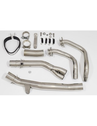 CRF1000 Africa Par paire Decata Ligne complète + Silencieux Tri-Oval Inox / Carbone Tip 250mm 2015 - 201x