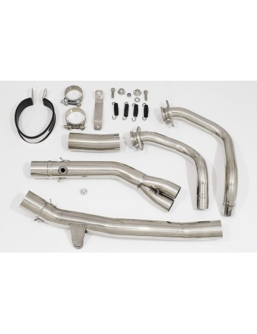 CRF1000 Africa Par paire Decata Ligne complète + Silencieux Ovale Inox /Carbone Tip 200mm 2015 - 201x