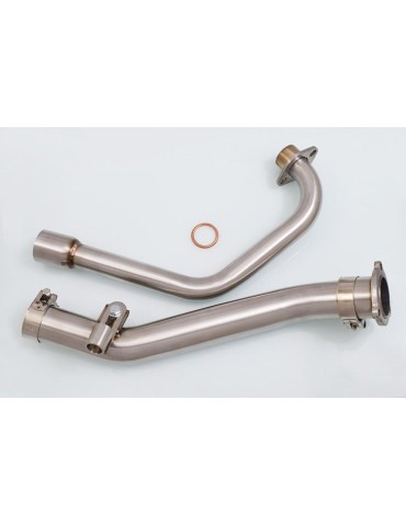 CBR 125 CBR125R 2004 - 2010 Diamètre XI Ligne complète & Silencieux Rond Noir En Inox 400mm