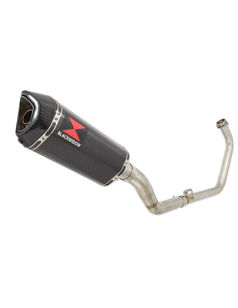 CBR300R NC51 2014-2017 Decata Ligne complète + Silencieux Hexagonale En Carbone 300mm