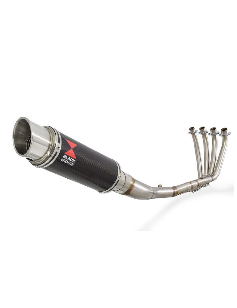 CBR 650 F CBR650F 2014-2017 Décatalyseur Ligne complète & Silencieux GP Style Rond En Carbone 230mm