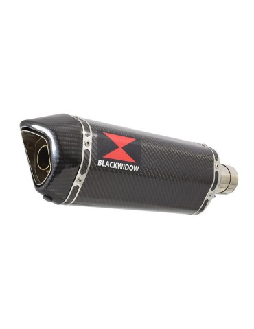 CBR 650 F CBR650F 2014-2017 Décatalyseur Ligne complète & Silencieux Hexagonale En Carbone 300mm